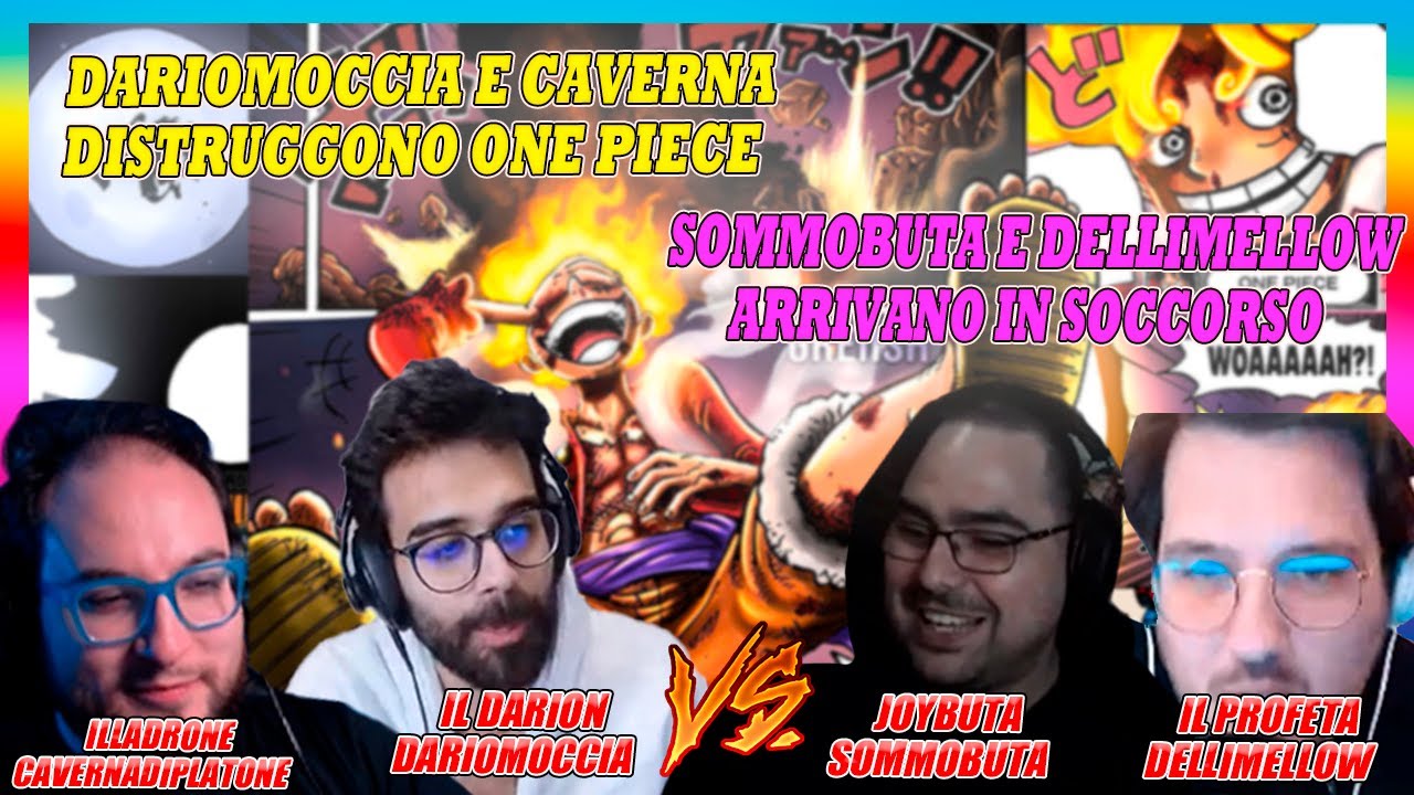DARIO MOCCIA E CAVERNA DISTRUGGONO ONE PIECE 1044, SOMMOBUTA E DELLIMELLOW ARRIVANO IN SOCCORSO