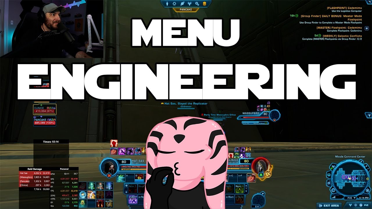 ENGI ON THE MENU | Swtor