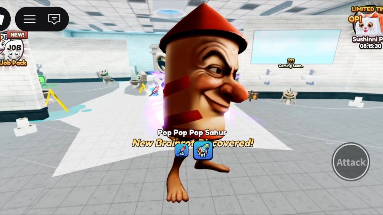 Discovering Pop Pop Pop Sahur In Brainrot Evolution Update 37 