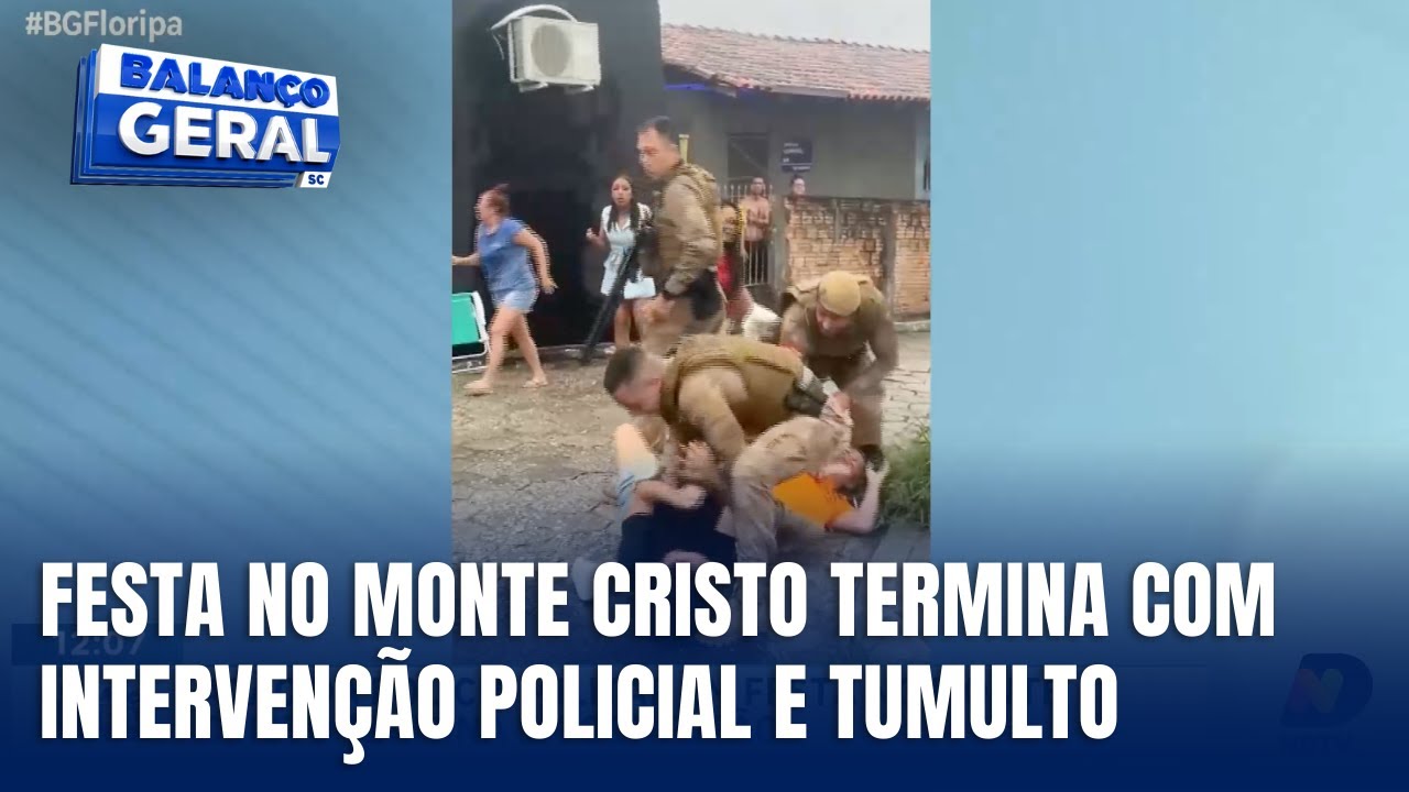 Ação da PM em confraternização termina em confusão no Monte Cristo