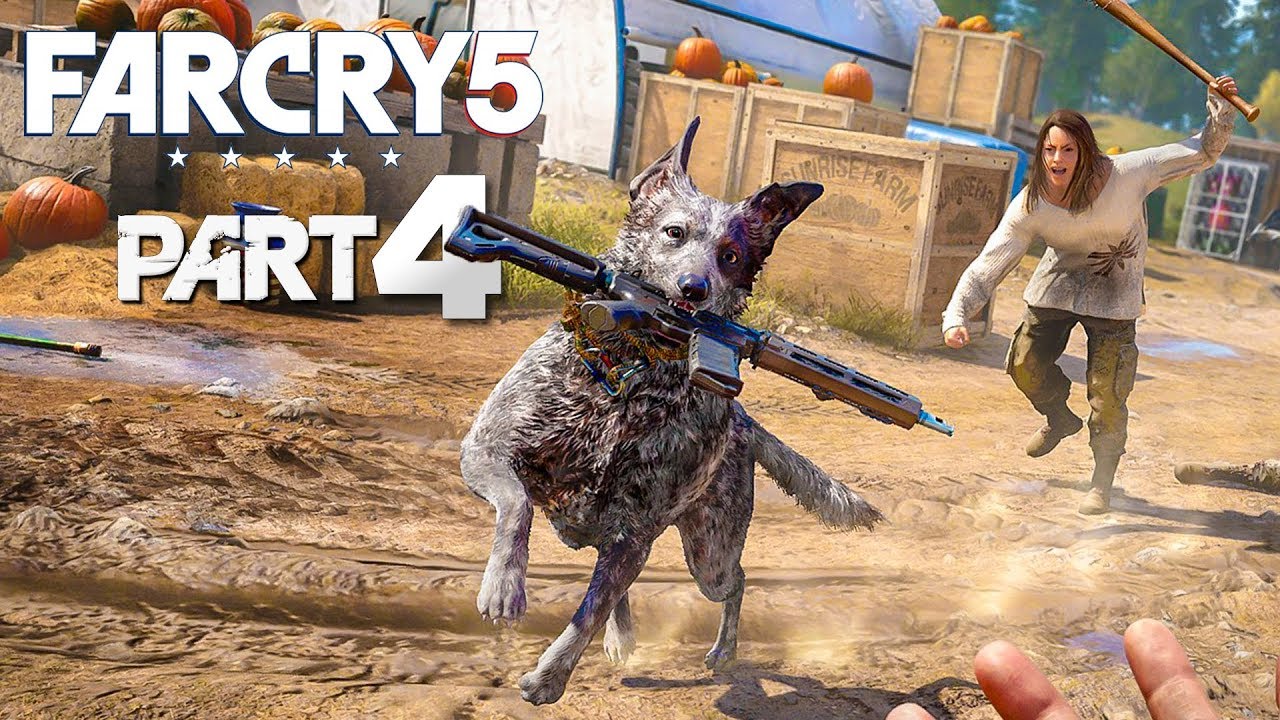 Far Cry 5 Gameplay Walkthrough Part 4 [Mission 4: MANS BEST FRIEND] BOOMER the Dog - W/Commentary