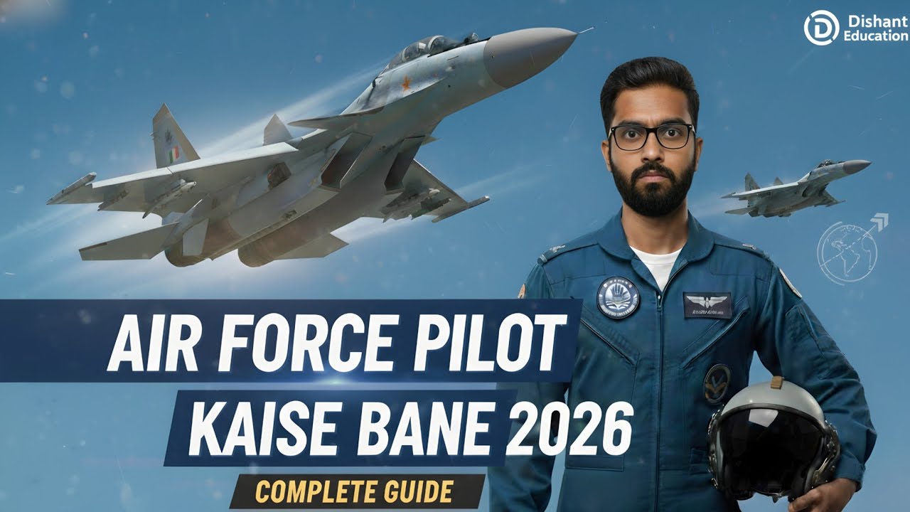 Airforce Pilot Kaise Bane After 12th ( Boys & Girls ) Hindi