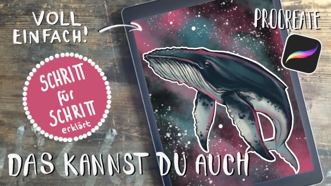 Procreate Tutorial -Wal malen- deutsch