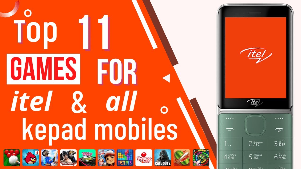 Top 11 games for keypad itel mobile | Install java games in all keypad mobiles | itel mobile games