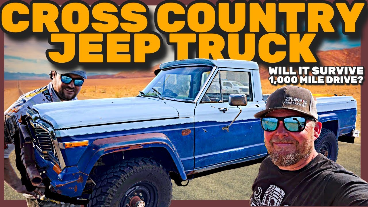ROAD TRIP: Jeep J20 Will it Drive 1,000 miles across the Country?