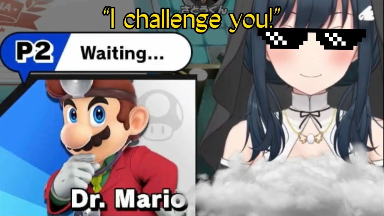 I 1v1'd an Angel Vtuber in Smash Bros.