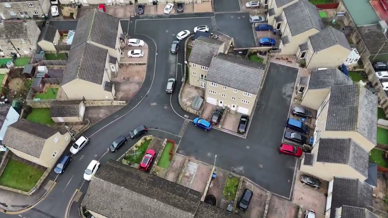 Frosty Flight Over Silsden & Steeton ❄️ | Winter Drone Footage