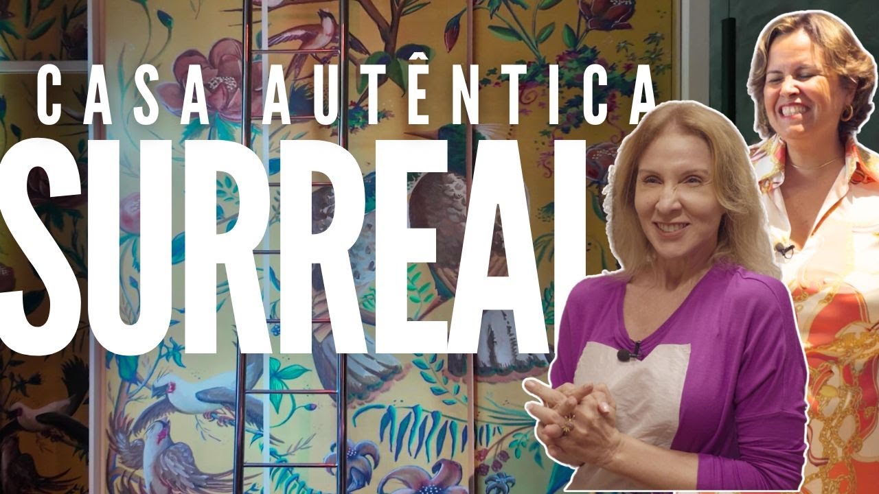 Nenhuma parede branca, coleção de sapatos raros e mesa posta surreal