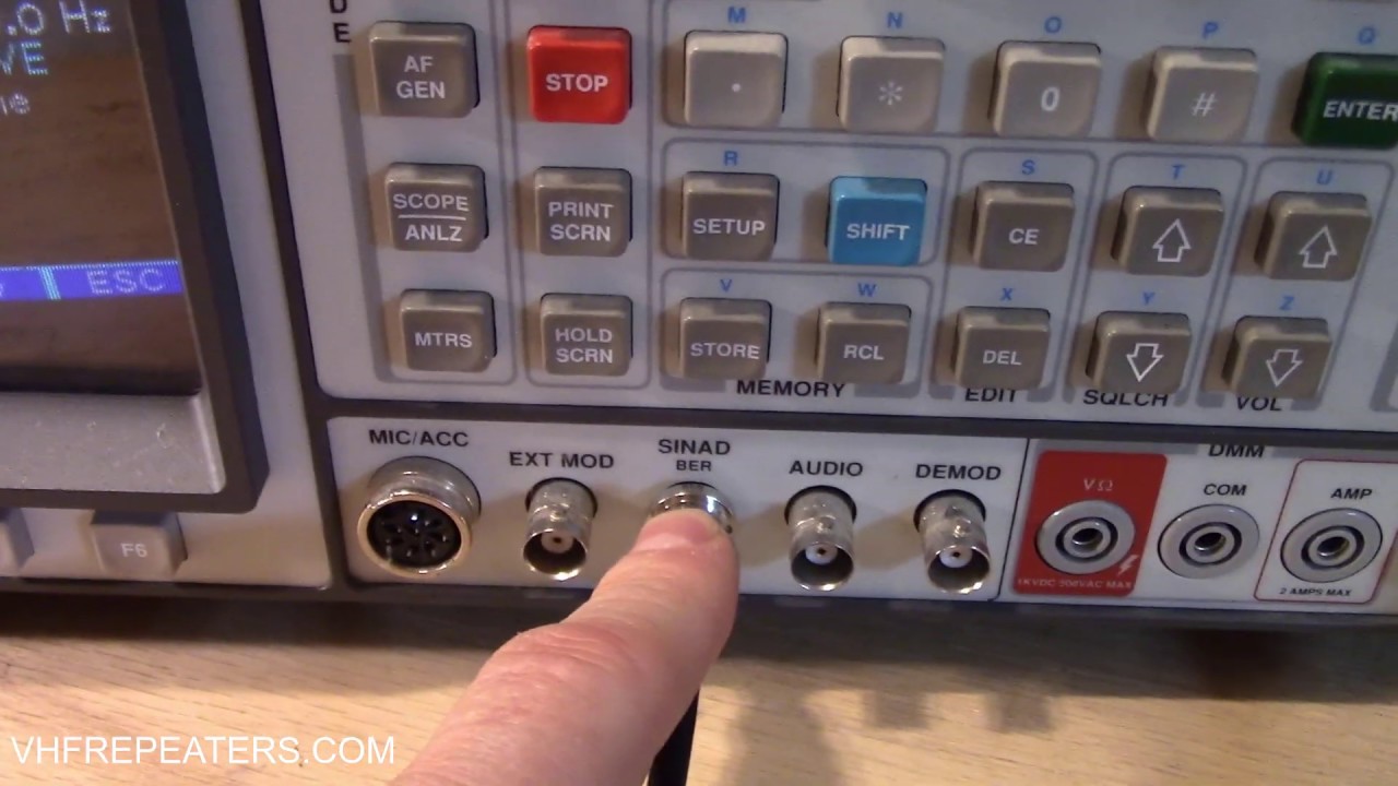 Testing Receiver SINAD