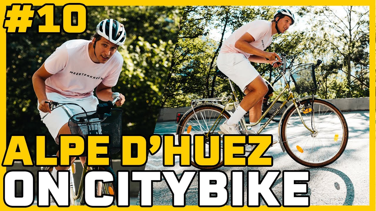 KUN JE DE ALPE D'HUEZ OPRIJDEN MET OUDE OMA FIETS | TOUR DE FRANCE 2022 #10