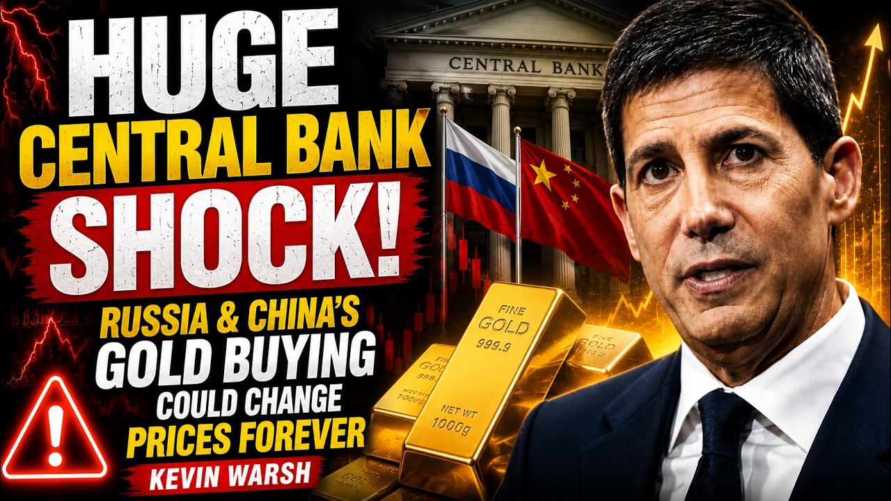 HUGE CENTRAL BANK SHOCK! Russia & China's Gold Buying Could Change Prices Forever | Kevin Warsh