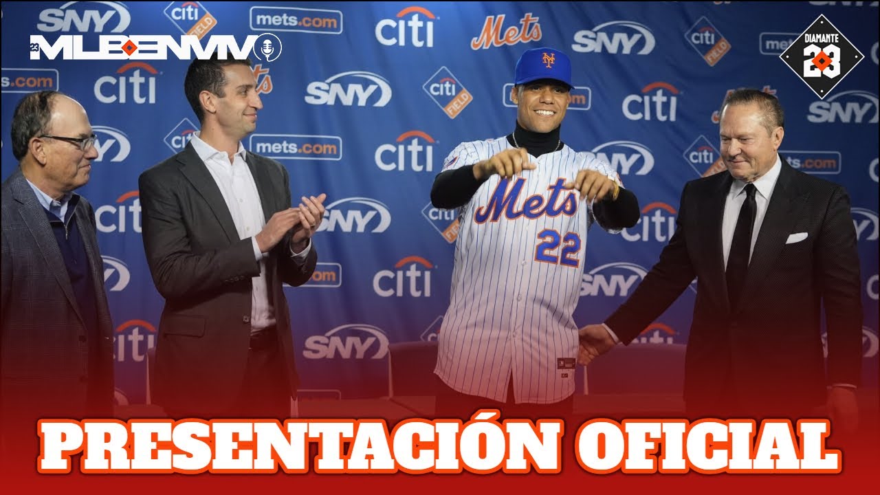 PRESENTACIÓN OFICIAL Juan Soto New York Mets EN VIVO desde Citi Field en Queens - DIAMANTE 23