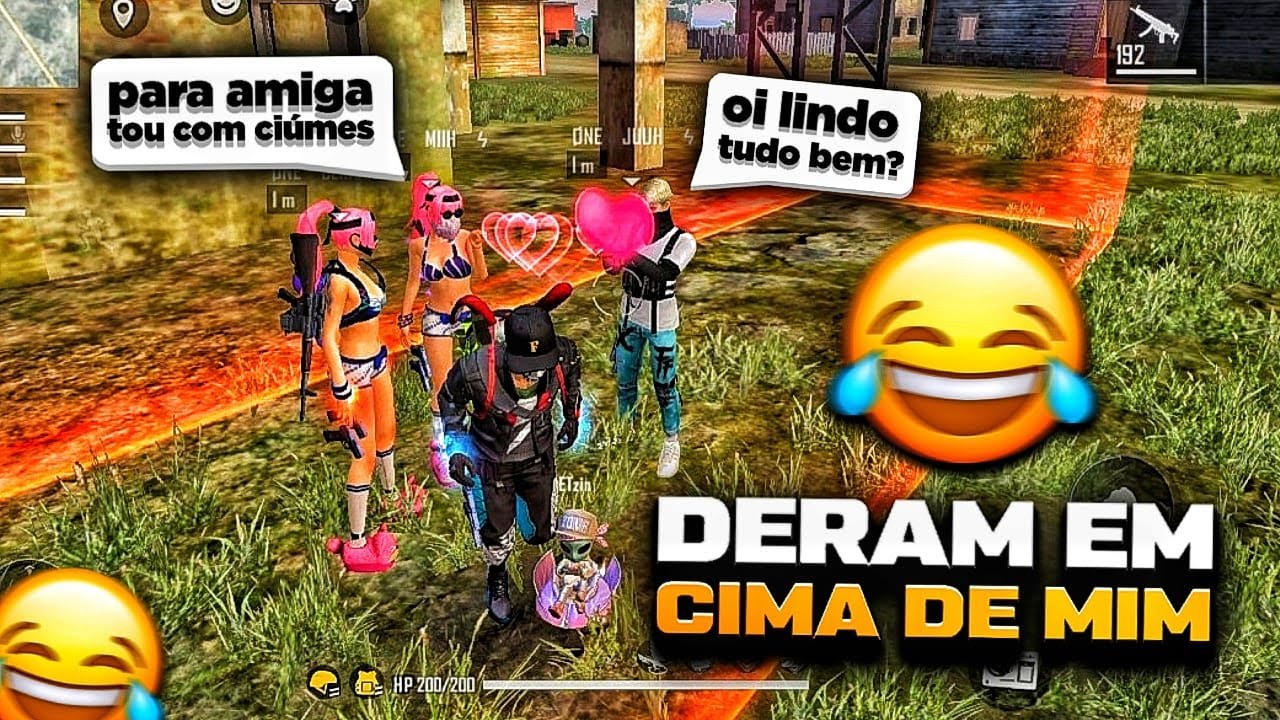 CAI COM UMA LINE FEMININA NO CS RANQUEADO E ELAS DERAM EM CIMA DE MIM?! 😂😅