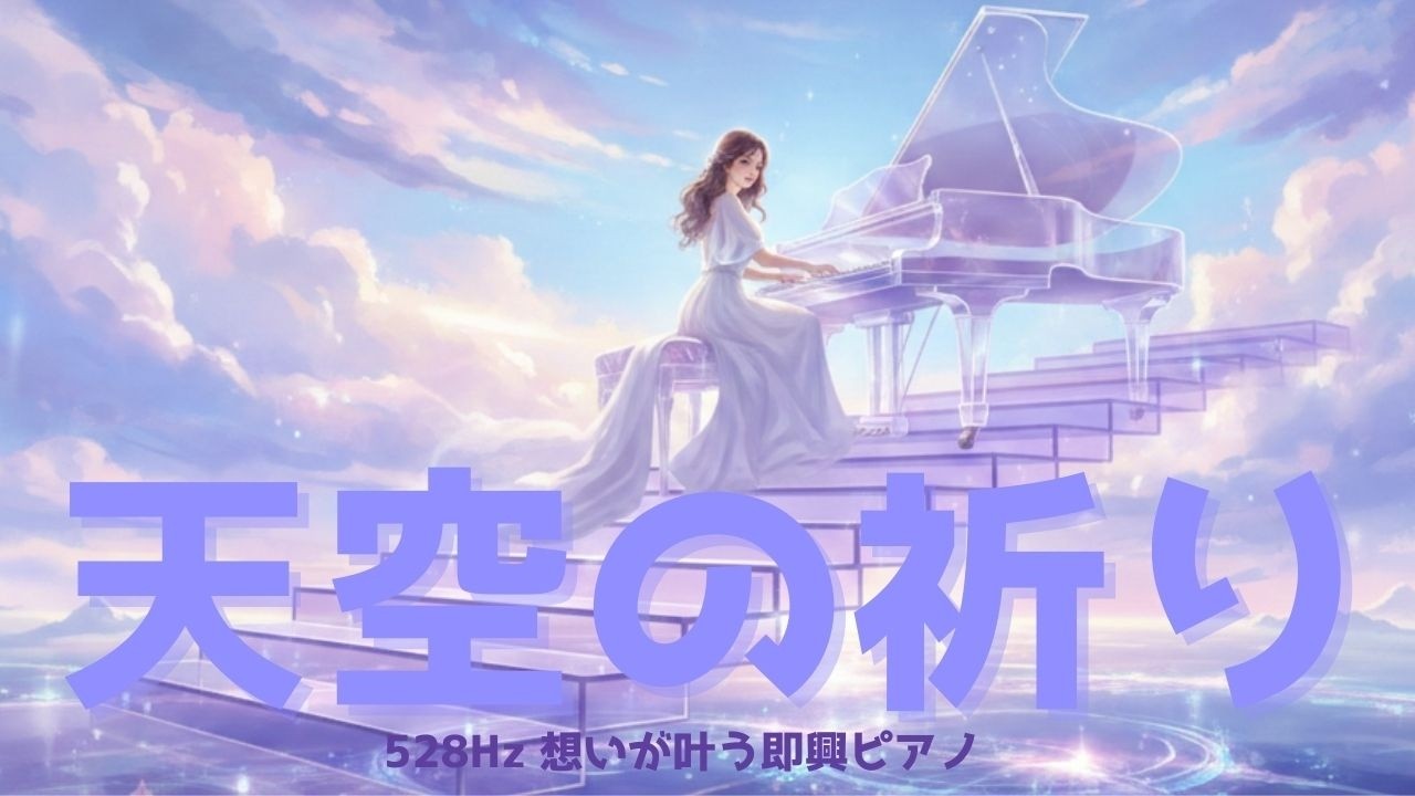 天空の祈り 〜528Hz 想いが叶う即興ピアノ〜想いは、音になり、空へ還る。528Hzで奏でる、静かな祈りの即興。