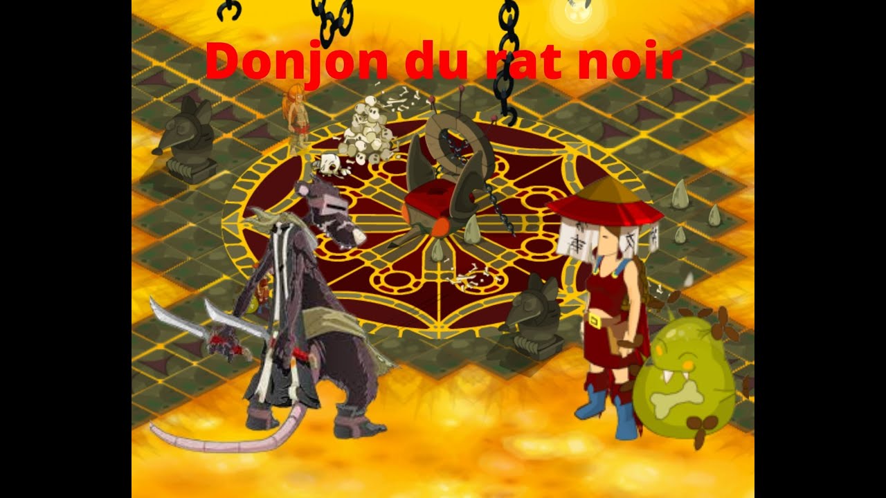 Donjon du rat noir, xp massive. Dofus retro temporis.
