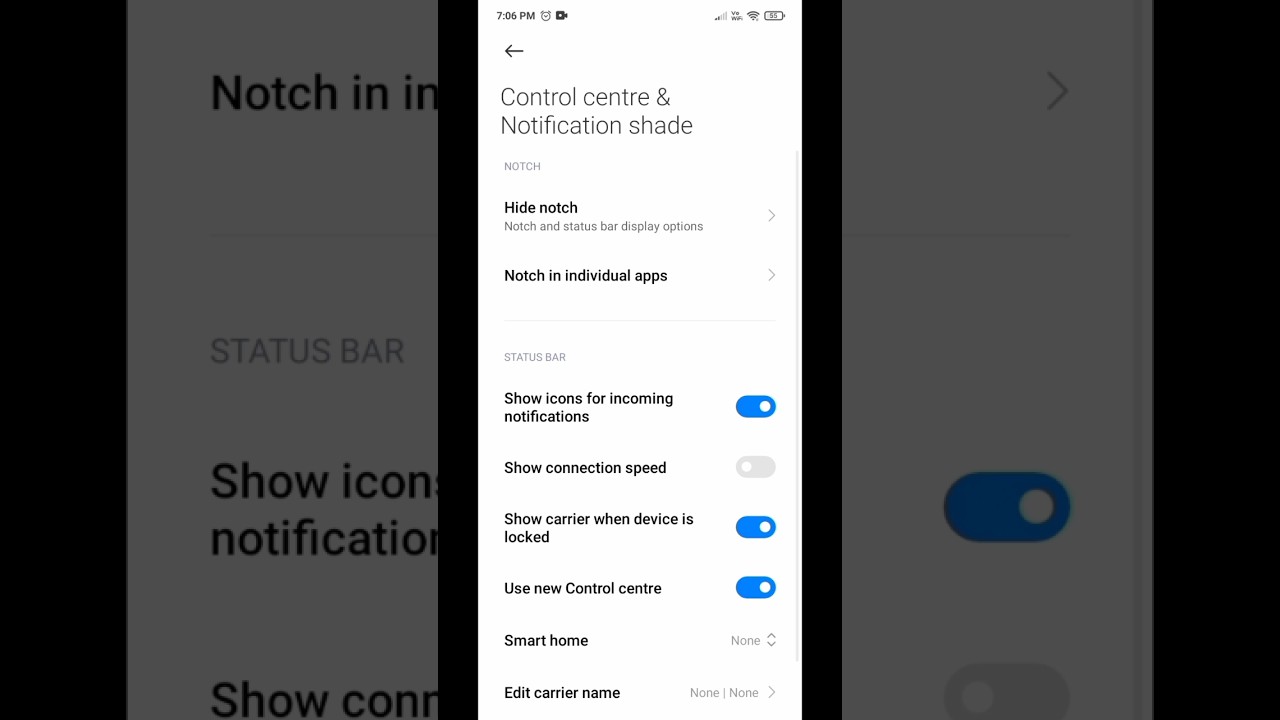 MIUI 12 New Control Centre Theme | MIUi 12 Control Center Change [ For All Xiaomi Devices] #shorts