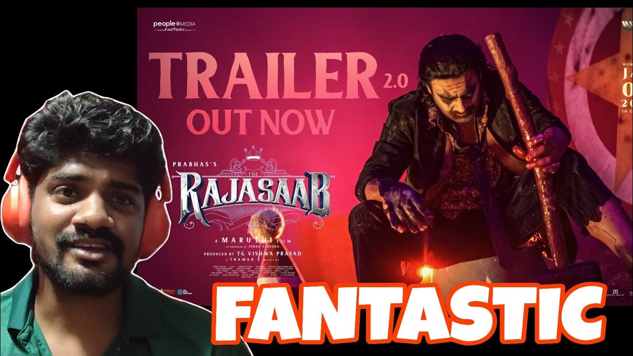 Rajasaab Trailer 2.0 Reaction | Prabhas | Maruthi | Thaman Mass 🔥🔥