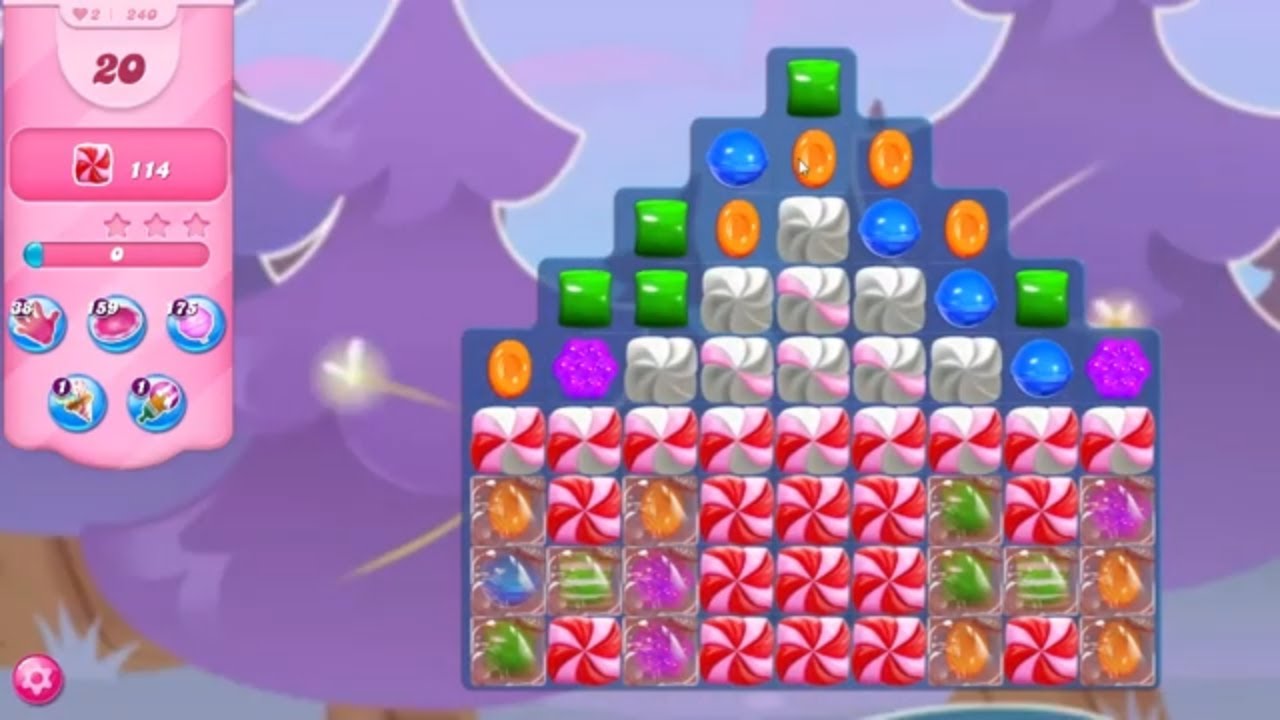 Candy Crush Saga LEVEL 240 NO BOOSTERS