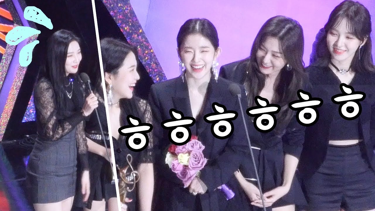 [ENG] 긴장한 조이 보고 빵터진 아이린 nervous JOY, IRENE laugh : 레드벨벳 Red Velvet 본상 수상 Main PRIZE : Edited fancam