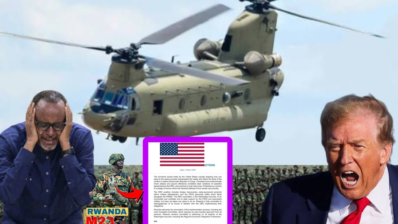 AMERICA ITANGAJE AKAGA KURI RDF NA M23 BAGIYE GUHURA NAKO IBINTU BIFASHE INDI SURA TRUMP YARAKAYE!!