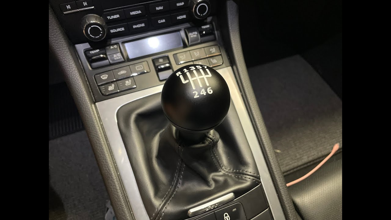 Function First Classic Aluminum Manual Shift Knob Porsche 911 991 Carrera S DIY Easy Modification