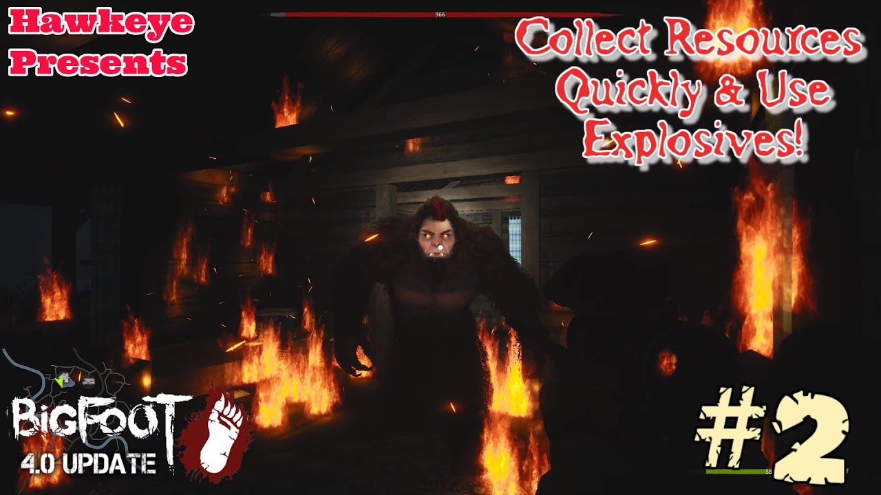 BIGFOOT 4.0 Update | #2: Collect Resources & Use Explosives!