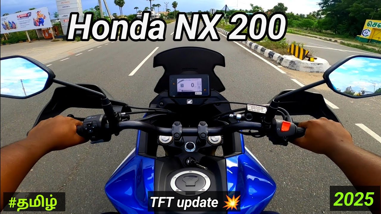 Honda NX200 2025😈|Test ride review|worth aa?🔥|45+ kmpl mileage😍|2.10 lakh onroad price in tamil