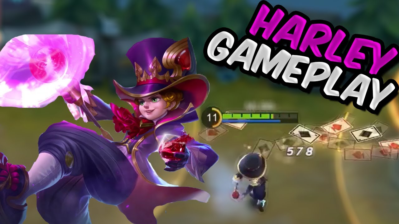 FIRST HARLEY GAMEPLAY! MAGIC MARKSMAN?! MOBILE LEGENDS