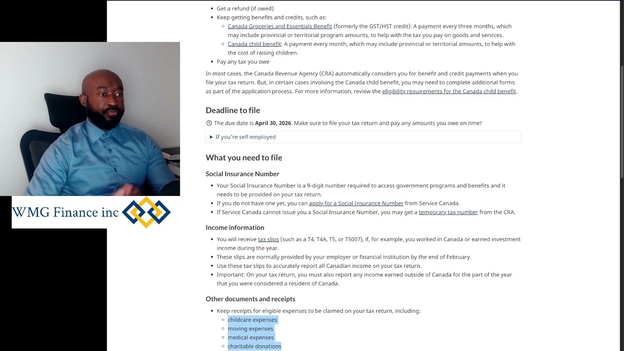 Newcomers to Canada: How to File Taxes & Get CRA Benefits (Beginner Guide)