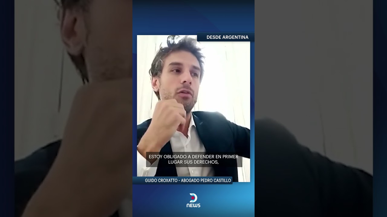 Habla el abogado de Pedro Castillo en #DNEWS