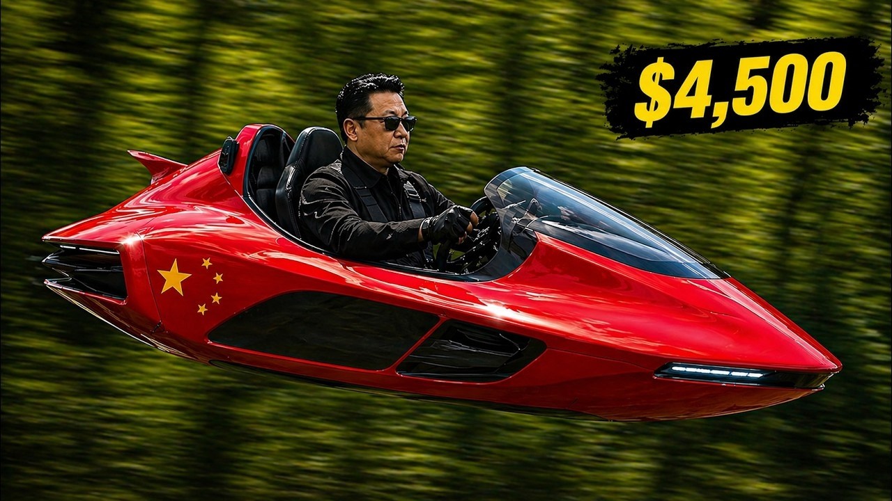 Летающий автомобиль из Китая за 4500 долларов меняет всё
