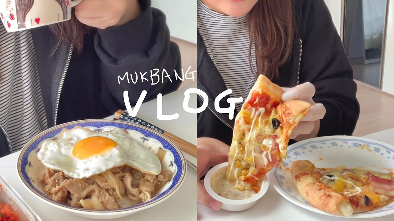 먹방 브이로그 • 엄마 나 잘 먹고 잘 지내 !!! 초보 자취생의 일주일동안 먹은 것들 🍙 what i ate in this week