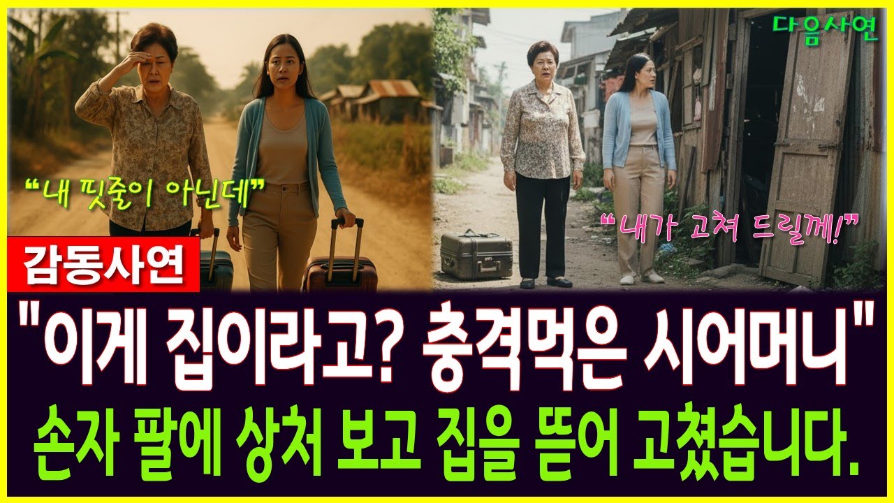 이게 집이라고요? 필리핀 며느리 친정집 간 시어머니, 손자 팔뚝 상처 보고 충격받은 이유