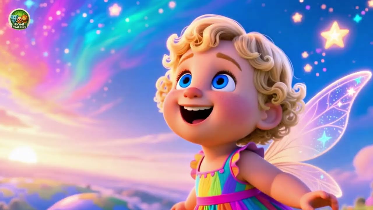 Baby Fairfly the Sky 🪁☁️🎶 Fun Flying Adventure Song for Kids | Nursery Rhyme