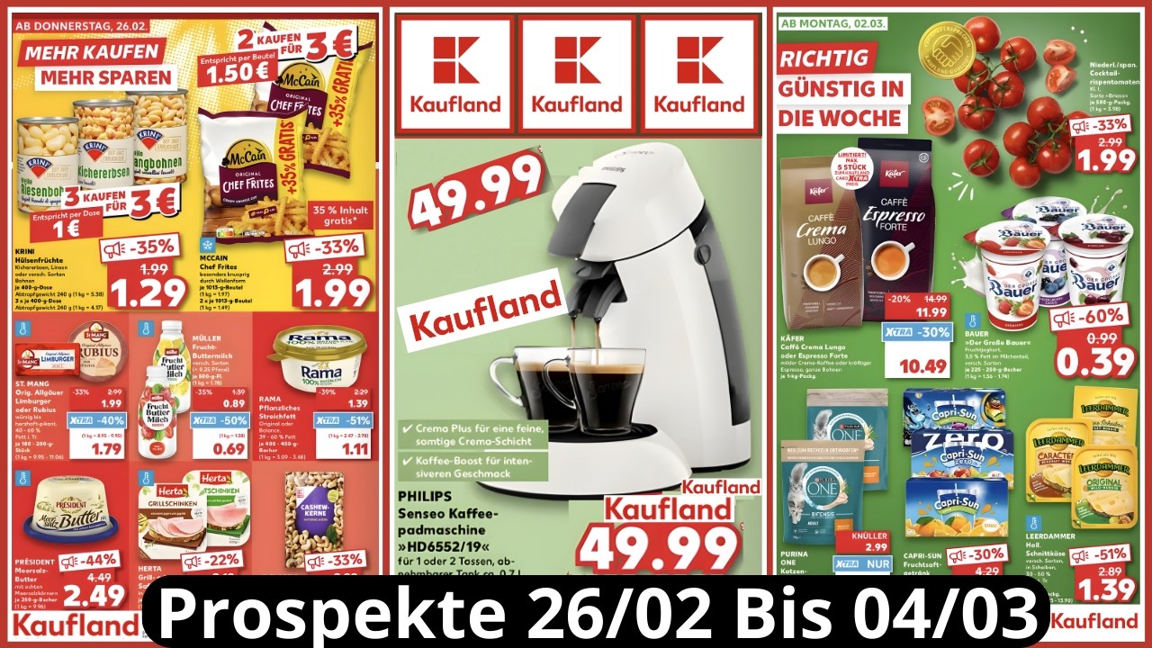 KAUFLAND Neuer Werbung Wochenprospekt - Rabatt Angebote DE | 26/02/2026 BIS 04/03/2026  #prospekt