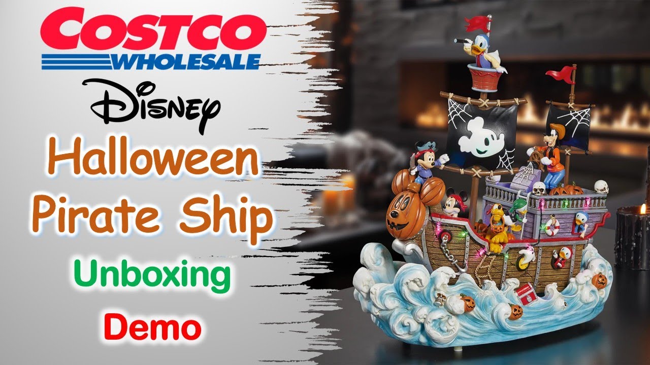 Costco Disney Halloween Pirate Ship | Unboxing | Demo
