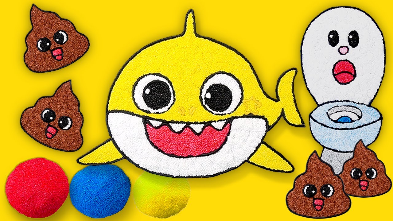 아기상어 응가 뿡뿡 화장실 | Pinkfong Baby Shark Clay Toy for Children | 폼클레이 색칠 놀이 | 핑크퐁 베이비샤크 방귀 장난감 만들기