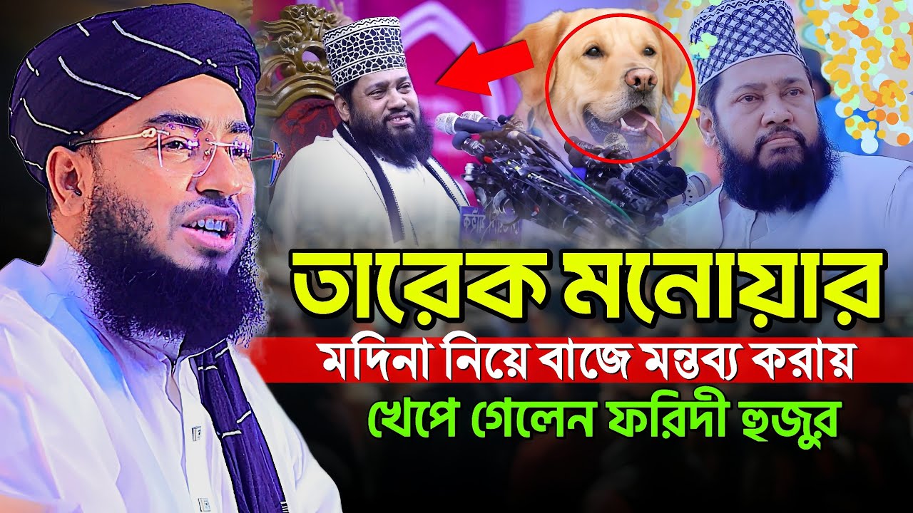 তারেক মনোয়ার মদিনা নিয়ে বাজে মন্তব্য করায় খেপে গেলেন ফরিদী হুজুর || Mufti Jahirul Islam Faridi