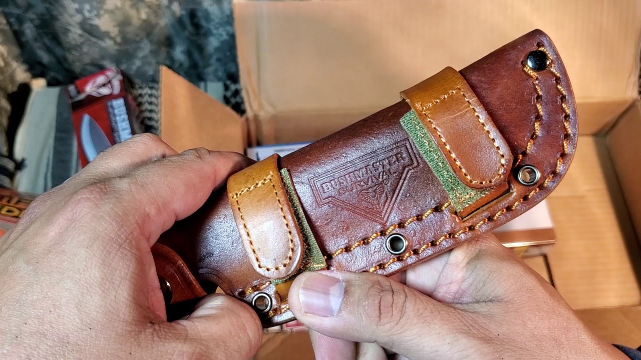 BUDK Knife of the Month  Club with Dent and Scratch Mystery knife box