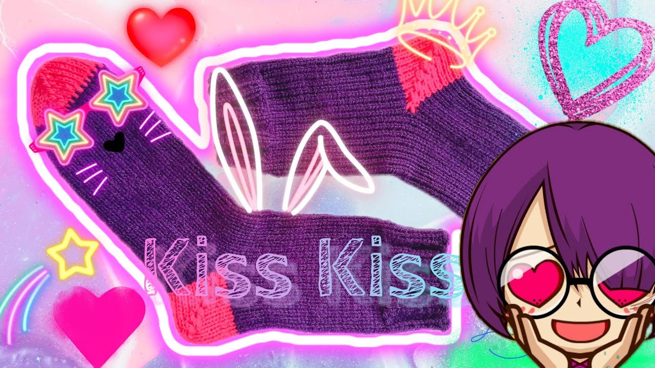 Kiss Kiss ou réaliser des chaussettes au tricotin géant!