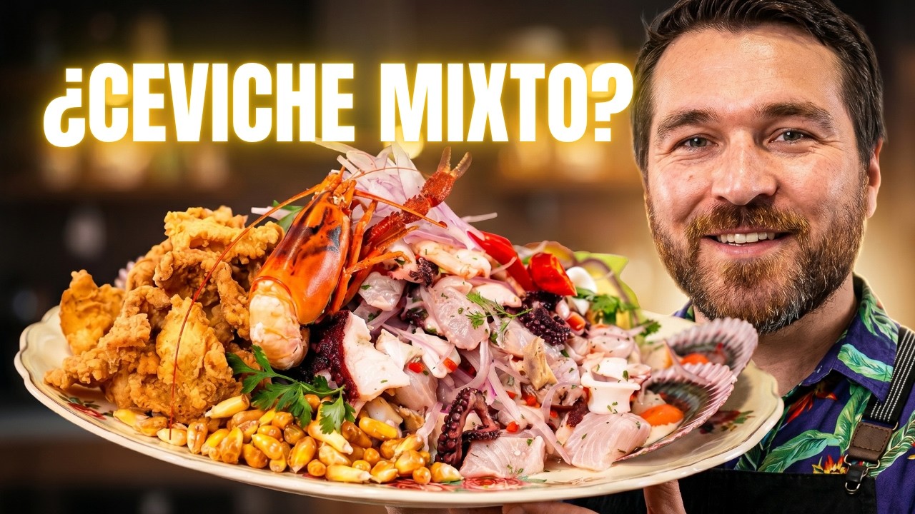 TE ENSEÑO A PREPARAR CEVICHE MIXTO Y SU INFALTABLE CHICHARRON DE POTA | GIACOMO BOCCHIO