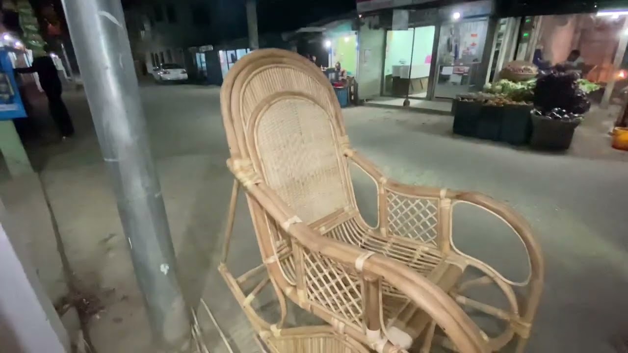 D Rocking Rattan Chair Adult Home Relax Time Enjoy. বেতের বড় রকিং চিয়ার বার্মা ভয়েল বেত, #foryou #ch