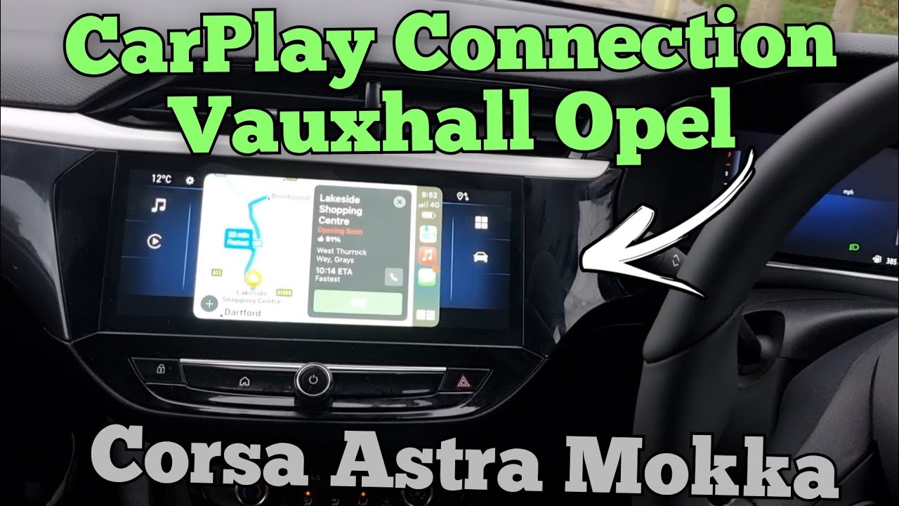 Как подключить Apple Car Play к Vauxhall Opel Corsa Astra Mokka iPhone