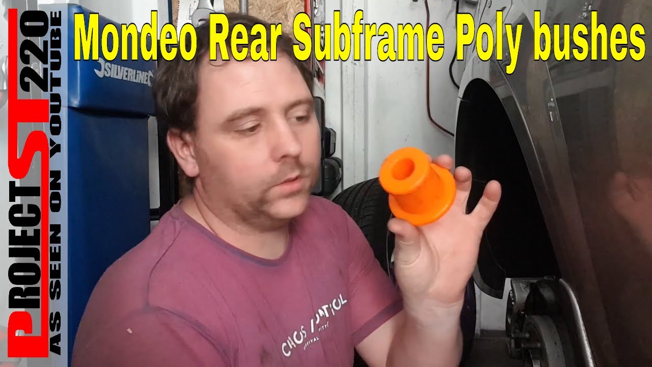 Mondeo Mk3 rear subframe poly bush install (project st220)