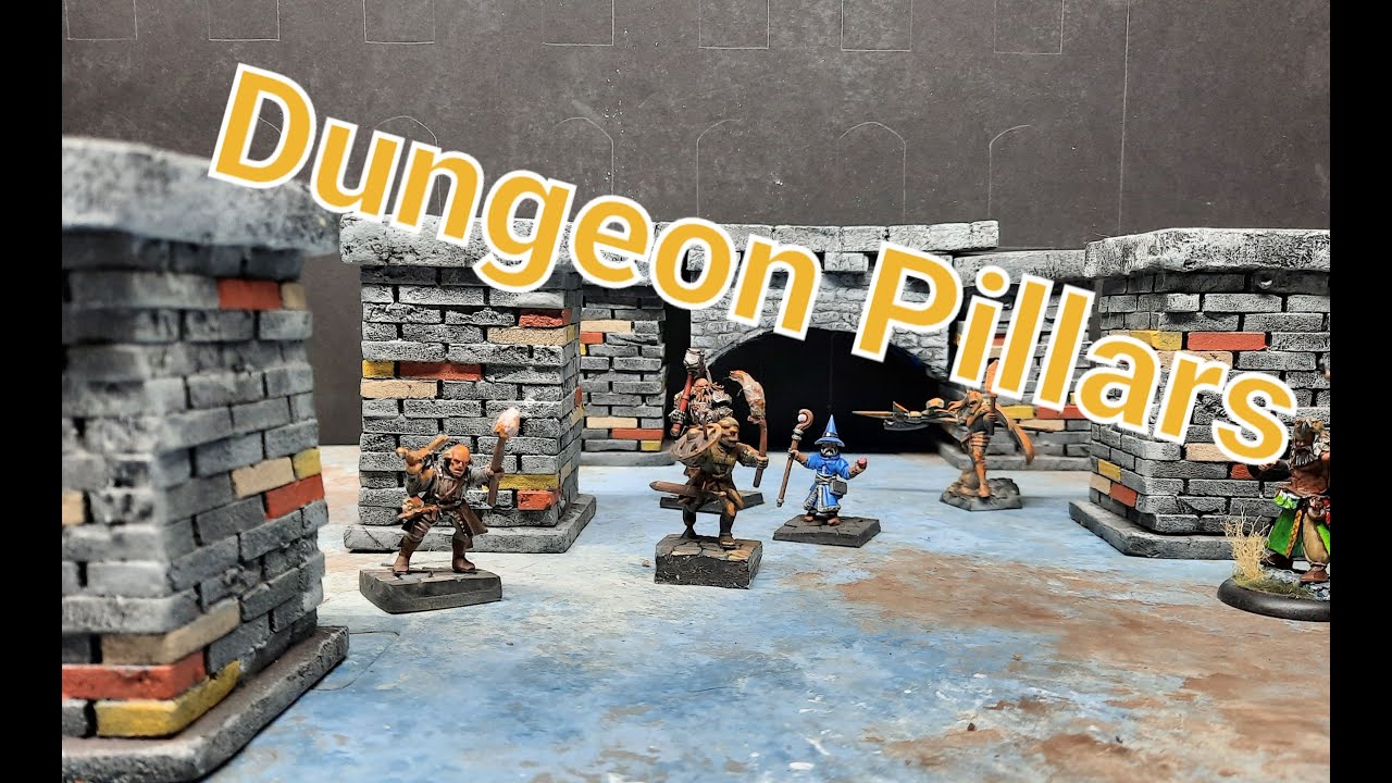 Dungeon Pillars for your tabletop terrain
