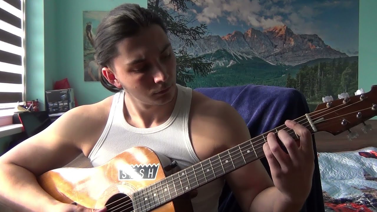 Bones - WhiteTrashMidWesternTown ( acoustic guitar lesson )
