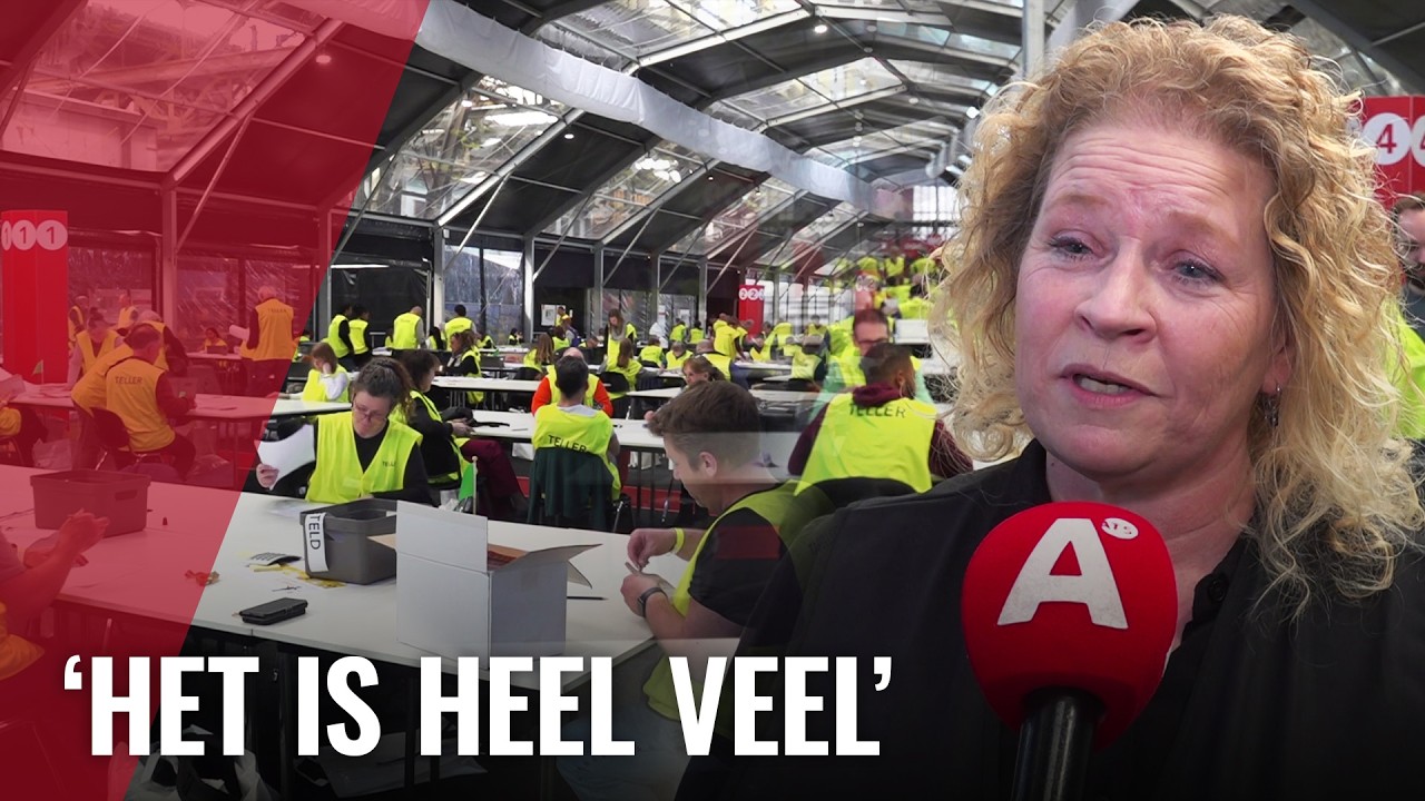 800 mensen tellen alle stemmen opnieuw op de NDSM-werf