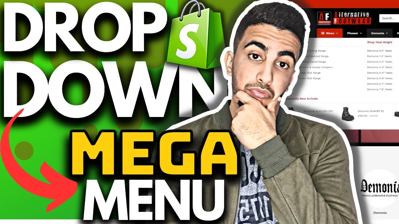 How To Create Drop Down Mega Menu On Shopify (Multi-Level Header Menus)