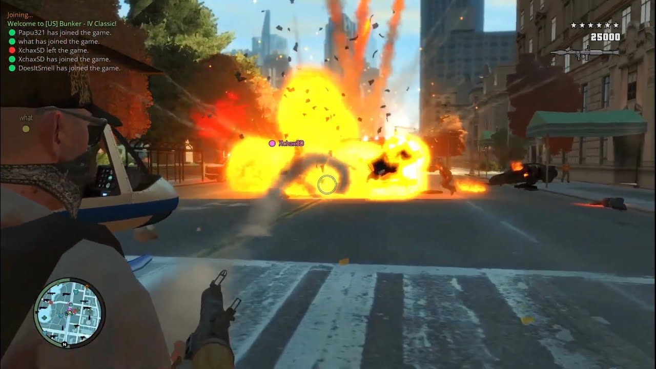 GTA IV Online Police Pursuit and chaos With XChaxSD #36 (GTA Connected)