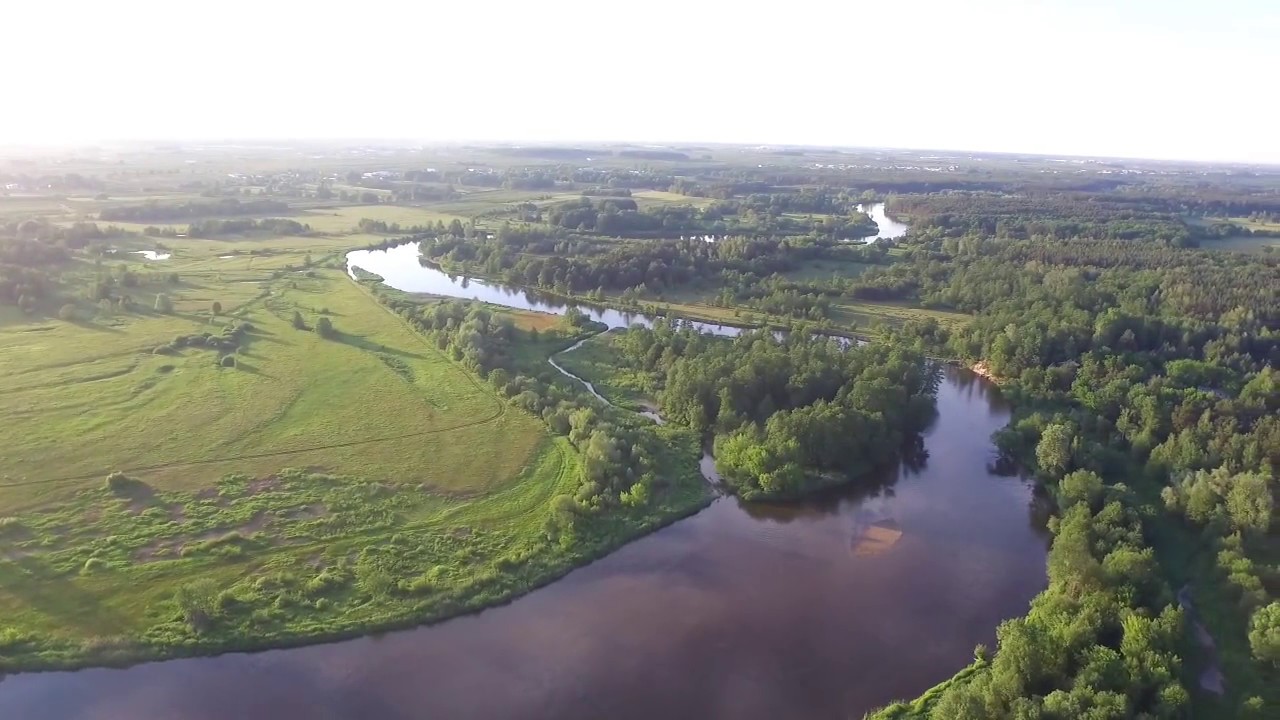 DJI  Phantom 3 Std 090617 Biała G&oacute;ra ,rzeka  Pilica